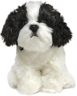 Foto 1 | Foto 1 | Perro De Peluche Bearington, Blanco Y Negro, 33 Cm - Venta Internacional.