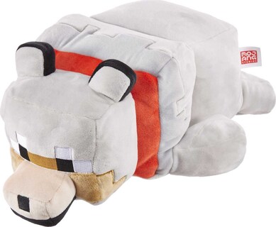 Foto 3 | Foto 3 | Peluche De Lobo De Peluche Mattel Minecraft, 30 Cm, Coleccionable - Venta Internacional.
