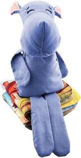 Foto 5 | Foto 5 | Peluche De Hipopótamo Con Semillas Térmicas Para Bebés. Luulu Hipopótamo Azul Ayuda A Mejorar El Sueño De Tu Bebé.