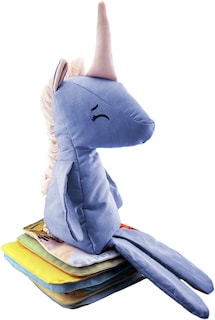 Foto 4 | Foto 4 | Peluche De Unicornio Con Semillas Térmicas Para Bebés. Luulu Unicornio Azul Ayuda A Mejorar El Sueño De Tu Bebé.