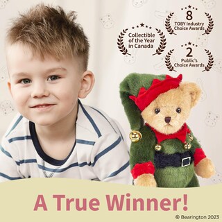 Foto 4 | Foto 4 | Oso De Peluche Navideño De Peluche Bearington, 35 Cm - Venta Internacional.