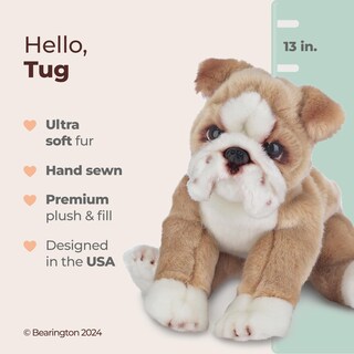 Foto 2 | Foto 2 | Juguete De Peluche De La Colección Bearington Tug The English Bulldog - Venta Internacional.