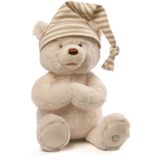 Foto 1 | Foto 1 | Oso De Peluche Con Forma De Animal De Peluche Animado Para Orar Buenas Noches, 15 Cm - Venta Internacional.