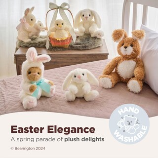 Foto 3 | Foto 3 | Conejo De Pascua De Peluche Bearington Scruffles, 40 Cm, Para Niños - Venta Internacional.