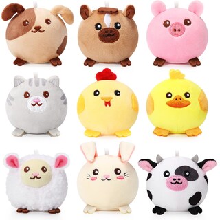 Foto 1 | Foto 1 | Peluches Skylety Mini 8 cm Animales de Granja 9 Unidades - Venta Internacional