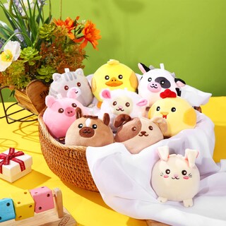 Foto 4 | Foto 4 | Peluches Skylety Mini 8 cm Animales de Granja 9 Unidades - Venta Internacional