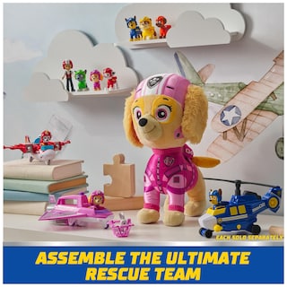 Foto 5 | Foto 5 | Peluche Paw Patrol Air Rescue Skye De 30 Cm Con Mochila Extraíble - Venta Internacional