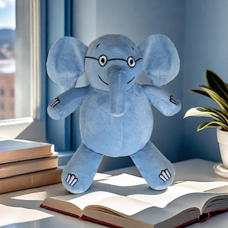 Foto 3 | Foto 3 | Peluche Genérico 2024 Con Elefante Azul Y Cerdo Rosa Para Niños - Venta Internacional.