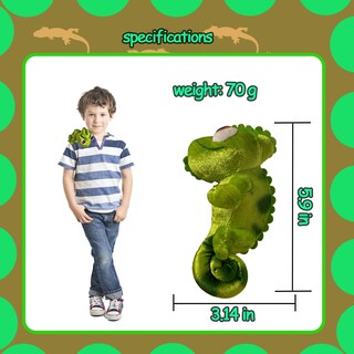 Foto 2 | Foto 2 | Juguete De Peluche Con Diseño De Lagarto Con Imán En El Hombro Para Niños - Venta Internacional.