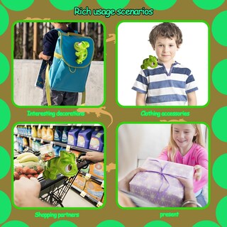 Foto 3 | Foto 3 | Juguete De Peluche Con Diseño De Lagarto Con Imán En El Hombro Para Niños - Venta Internacional.