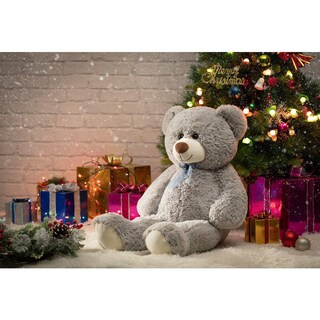 Foto 3 | Foto 3 | Oso De Peluche Gigante Teddy Bear Hollyhome, 90 Cm, Gris - Venta Internacional.