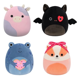 Foto 1 | Foto 1 | Juguete De Peluche Squishmallows Original Neon Heart, Paquete De 4 Unidades, Little - Venta Internacional.