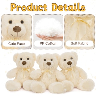 Foto 5 | Foto 5 | Ositos De Peluche Maogolan Para Baby Shower De 13,5 Cm, Paquete De 3 Unidades - Venta Internacional.