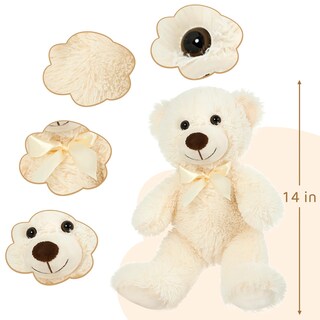 Foto 3 | Foto 3 | Peluche Pequeño De 35 Cm Con Forma De Oso De Peluche Morismos Para Niños, Paquete De 6 - Venta Internacional.
