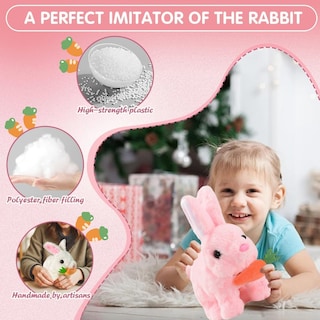 Foto 6 | Foto 6 | Saltos Interactivos Toy Rabbit My Realistic Rabbit - Venta Internacional.