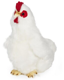 Foto 1 | Foto 1 | Peluche Con Forma De Gallina Blanca De Peluche Bearington Henny, 23 Cm - Venta Internacional.