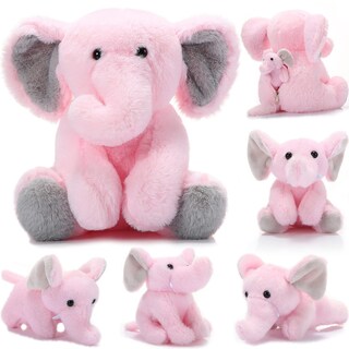 Foto 1 | Foto 1 | Set De Peluche Con Elefantes De Peluche Con Bebés Para Decoración De Fiestas - Venta Internacional.