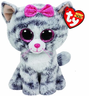 Foto 2 | Foto 2 | Peluche Ty Kiki Grey Cat 16 Cm - Venta Internacional.