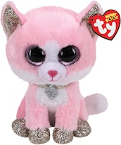 Gorro De Peluche Ty Fiona Cat Boo, Rosa, 15 Cm - Venta Internacional.