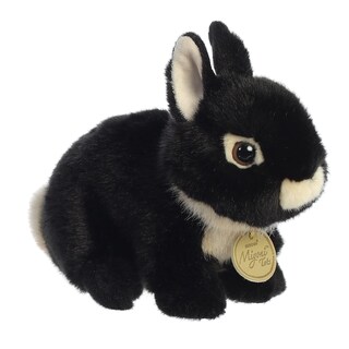 Foto 1 | Foto 1 | Peluche Aurora Adorable Miyoni Tots Netherland, Conejito Enano Negro, 19 Cm - Venta Internacional.