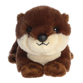 Foto 2 | Foto 2 | Animal De Peluche Aurora , Adorable Cachorro De Nutria De Río Mini Flopsie™ - Venta Internacional.
