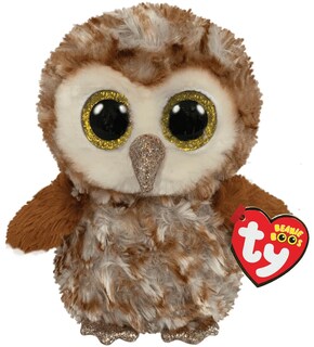 Foto 1 | Foto 1 | Gorro De Peluche Ty Percy Con Forma De Búho Común, 15 Cm, Multicolor - Venta Internacional.