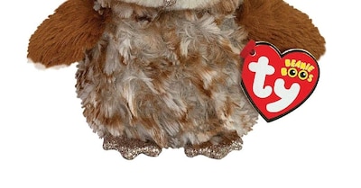 Foto 3 | Foto 3 | Gorro De Peluche Ty Percy Con Forma De Búho Común, 15 Cm, Multicolor - Venta Internacional.