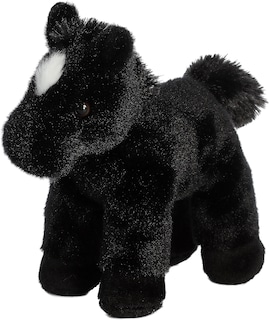 Foto 1 | Foto 1 | Peluche Miniflopsie Caballo Negro 20 cm - Venta Internacional