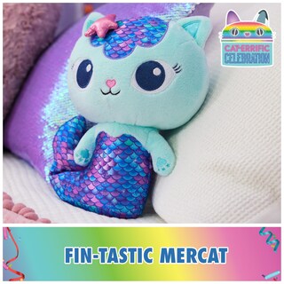 Foto 3 | Foto 3 | Peluche Gabby's Dollhouse Fin-tastic Mercat De 25 Cm Con Cola - Venta Internacional.