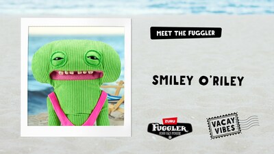 Foto 6 | Foto 6 | Juguete De Peluche Fuggler Vacay Vibes Smiley O Riley Green De Zuru - Venta Internacional.