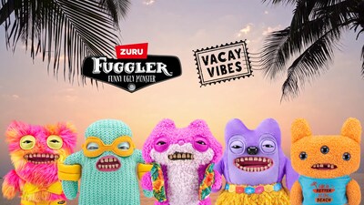 Foto 7 | Foto 7 | Juguete De Peluche Fuggler Vacay Vibes Smiley O Riley Green De Zuru - Venta Internacional.