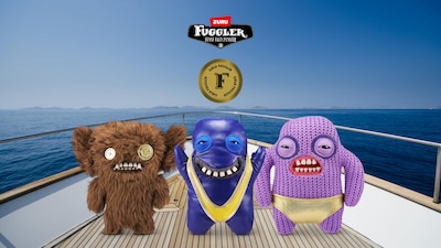 Foto 7 | Foto 7 | Juguete De Peluche Fuggler Gold Fuggs De Zuru Funny Ugly Monster De 9 Pulgadas - Venta Internacional.