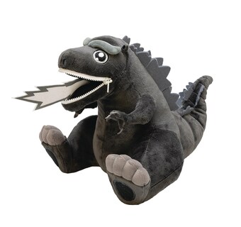 Foto 1 | Foto 1 | Peluche Qmx Godzilla Blanco Y Negro Px Zippermouth 22 Cm - Venta Internacional.