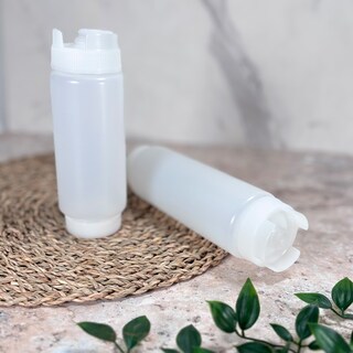 Foto 5 | Foto 5 | 6 Botellas Dispensadores Doble Tapa Para Salsa 12 Oz 350 Ml Vencort
