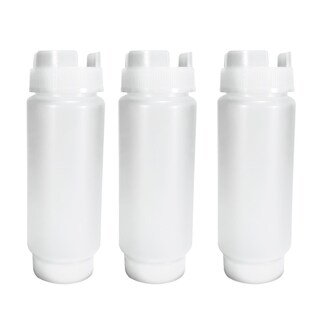 Foto 6 | Foto 6 | 6 Botellas Dispensadores Doble Tapa Para Salsa 12 Oz 350 Ml Vencort