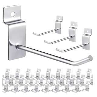 Foto 1 | Foto 1 | Gancho Blíster Panel Ranurado Exhibipanel Eo Safe Imports ESI-11488 Plata 10 cm 50 Piezas