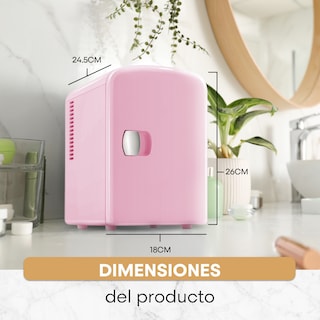 Foto 8 | Foto 8 | Mini Refrigerador Freshlux Hukën Portátil 4 Litros Rosa