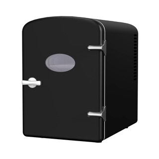 Foto 1 | Foto 1 | Minirefrigerador De Observación Simple Deluxe De 4 Litros, Negro - Venta Internacional.
