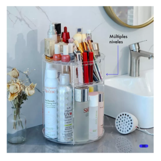 Foto 3 | Foto 3 | Acrílico Organizador para Cosméticos Multinivel Giratorio