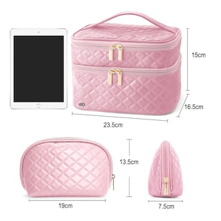 Foto 2 | Foto 2 | Estuches De Maquillaje 2 Necesereo Safe Imports Esi-18967 Color Rosa