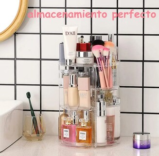 Foto 2 | Foto 2 | Xtellar Organizador De Maquillaje Acrílico Giratorio, Soporte De Brochas Y Cosméticos