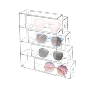 Foto 1 | Foto 1 | Organizador De Maquillaje Y Lentes De Sol Caja De Almacenar Eo Safe Imports Esi-20304 Transparente