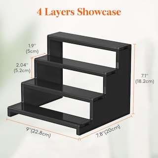 Foto 6 | Foto 6 | Set De 2 Soportes Para Perfume Lifewit Plástico Oscuro 23 Cm - Venta Internacional.