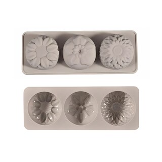 Foto 2 | Foto 2 | Molde Para Jabon 3 Flores De Silicón Para Brincolaje, Diy, Manualidades