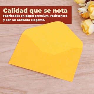 Foto 3 | Foto 3 | Set de 50 Mini Sobres Vintage para Invitaciones y Tarjetas
