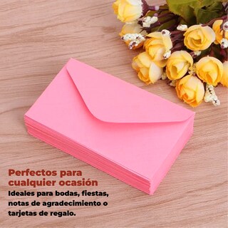 Foto 4 | Foto 4 | Set de 50 Mini Sobres Vintage para Invitaciones y Tarjetas