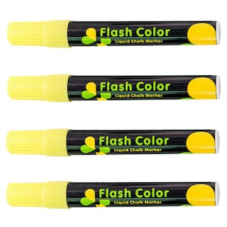 Foto 2 | Foto 2 | Marcadores Office Supply Mxwye-004 color Amarillo Neón 4 Piezas