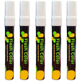 Foto 1 | Foto 1 | Marcadores para Vidrio Borrables Office Supply Mxmqw-005 5 Piezas Blanco Neón