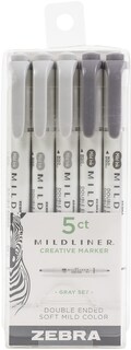Foto 1 | Foto 1 | Rotulador Zebra Pen Grays Zebra Highliter, 5 Unidades, Paquete De 5 - Venta Internacional.