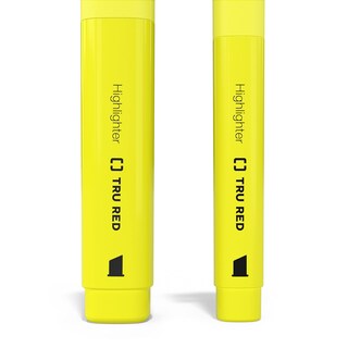 Foto 7 | Foto 7 | Iluminador Staples Tru Red Pocket Con Empuñadura Y Punta Cincelada, Amarillo, Paquete De 36 - Venta Internacional.